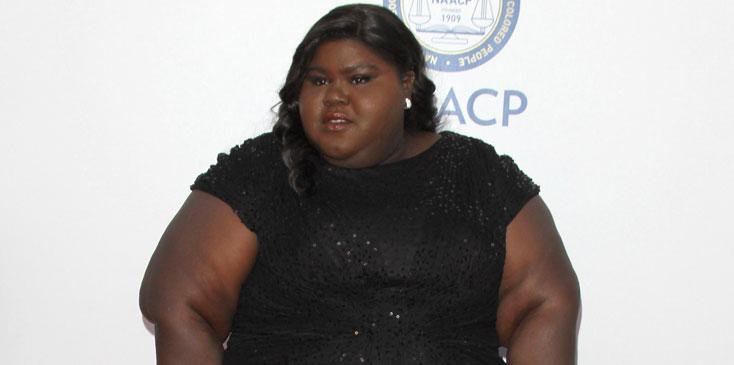 Gabourey Sidibe Almost Naked Lingerie Photos