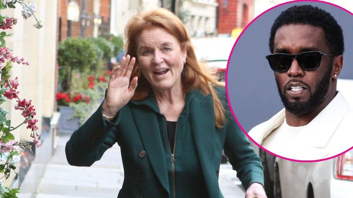 image and inset of Sarah Ferguson and Diddy 