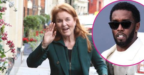 image and inset of Sarah Ferguson and Diddy