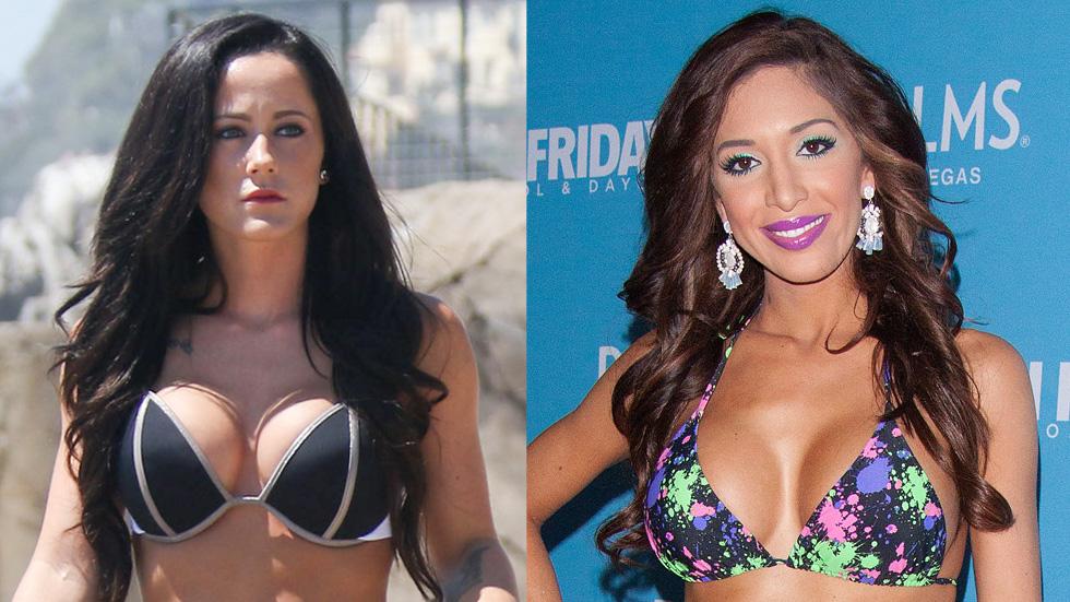 Farrah Abraham Plastic Surgery Jenelle Evans Feud