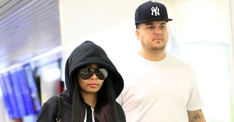EXCLUSIVE: Blac Chyna and Rob Kardashian at the airport in NYC