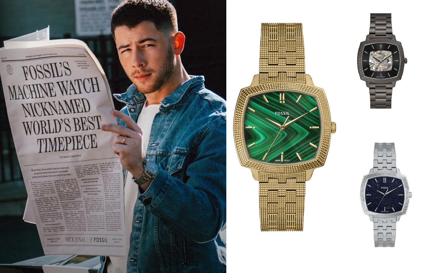 NICK JONAS X  FOSSIL WATCH COLLECTION