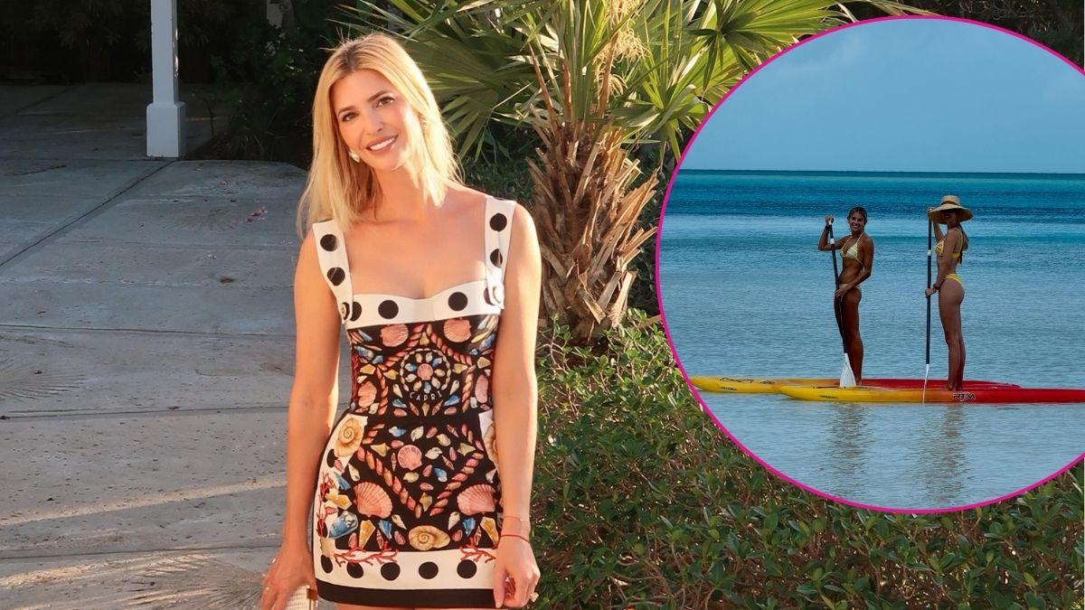 Composite photo of Ivanka and Kai Trump