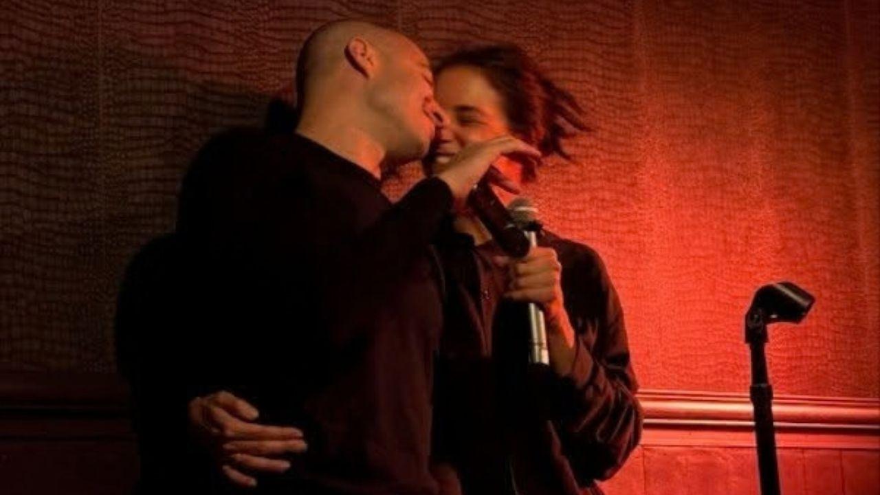 Image of The couple first sparked romance rumors in July.