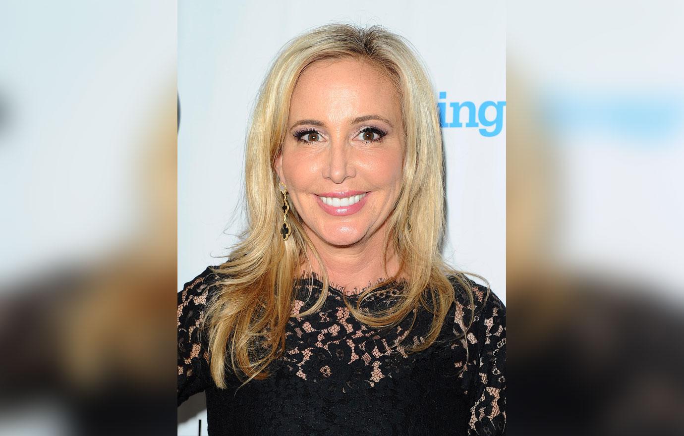 Shannon Beador Wears Lace Dress Closeup