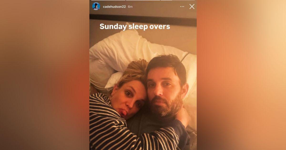 Image of Britney Spears had a sleepover with Cade Hudson.