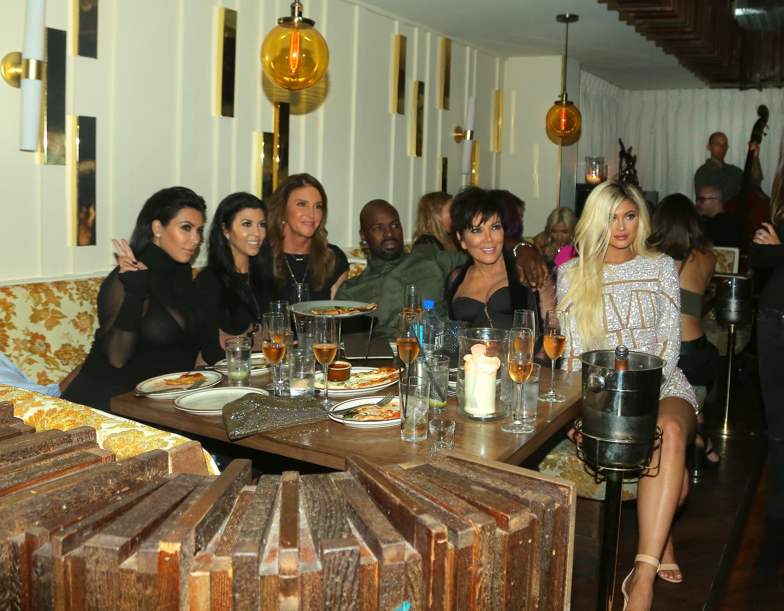 EXCLUSIVE: PREMIUM EXCLUSIVE RATES APPLY Kylie Jenner celebrates her 18th birthday with family and friends