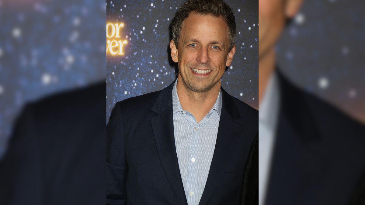Image of Seth Meyers criticized Donald Trump during his late-night monologue.