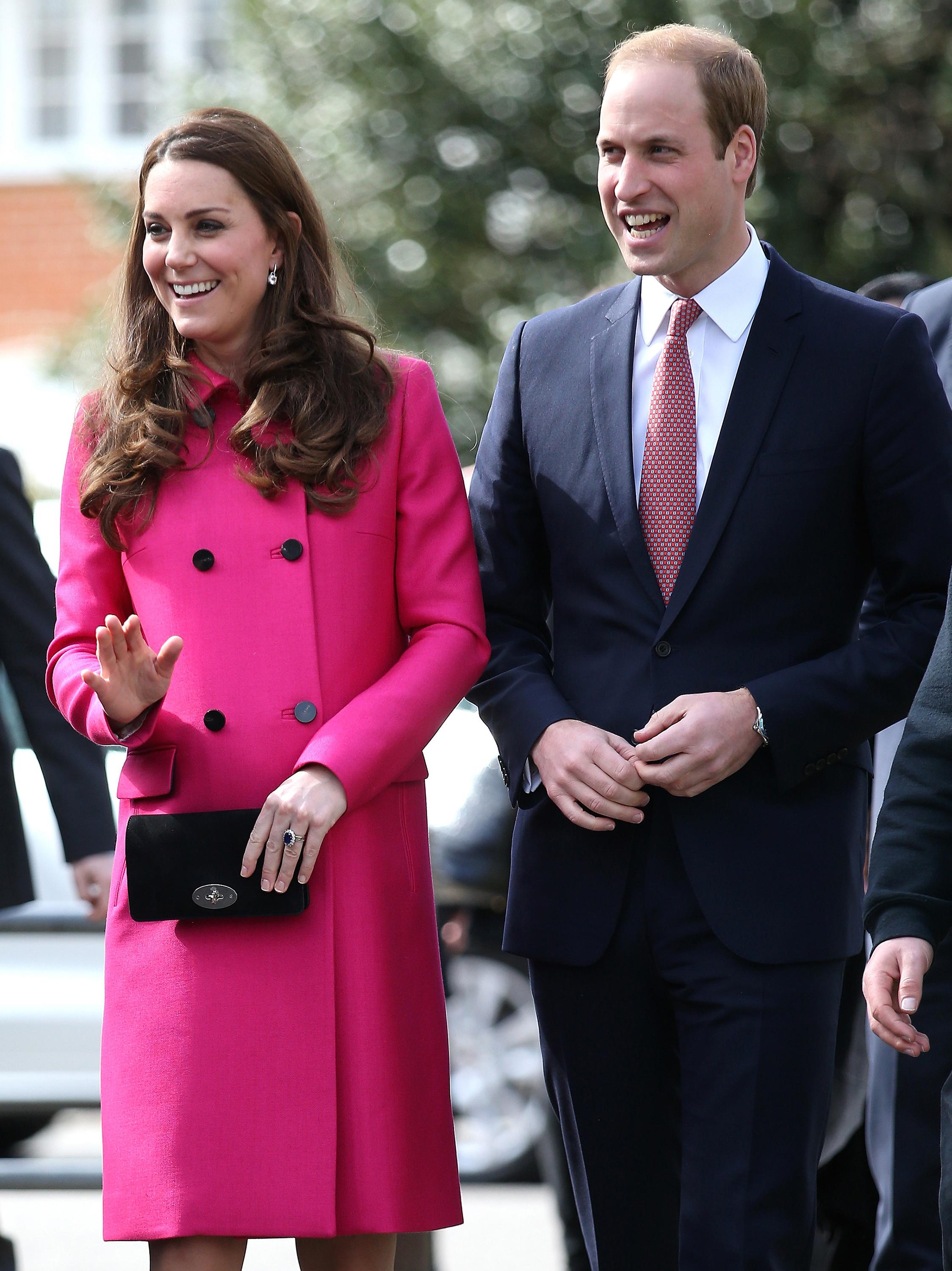 The Duke and Duchess of Cambridge visit an XLP Community Bus