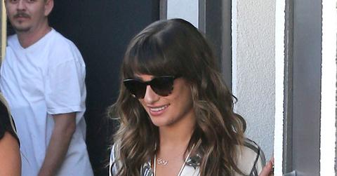 Lea Michele Plaid