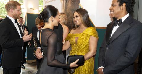 meghan markle awkwardly pitched herself work with beyonce film premiere
