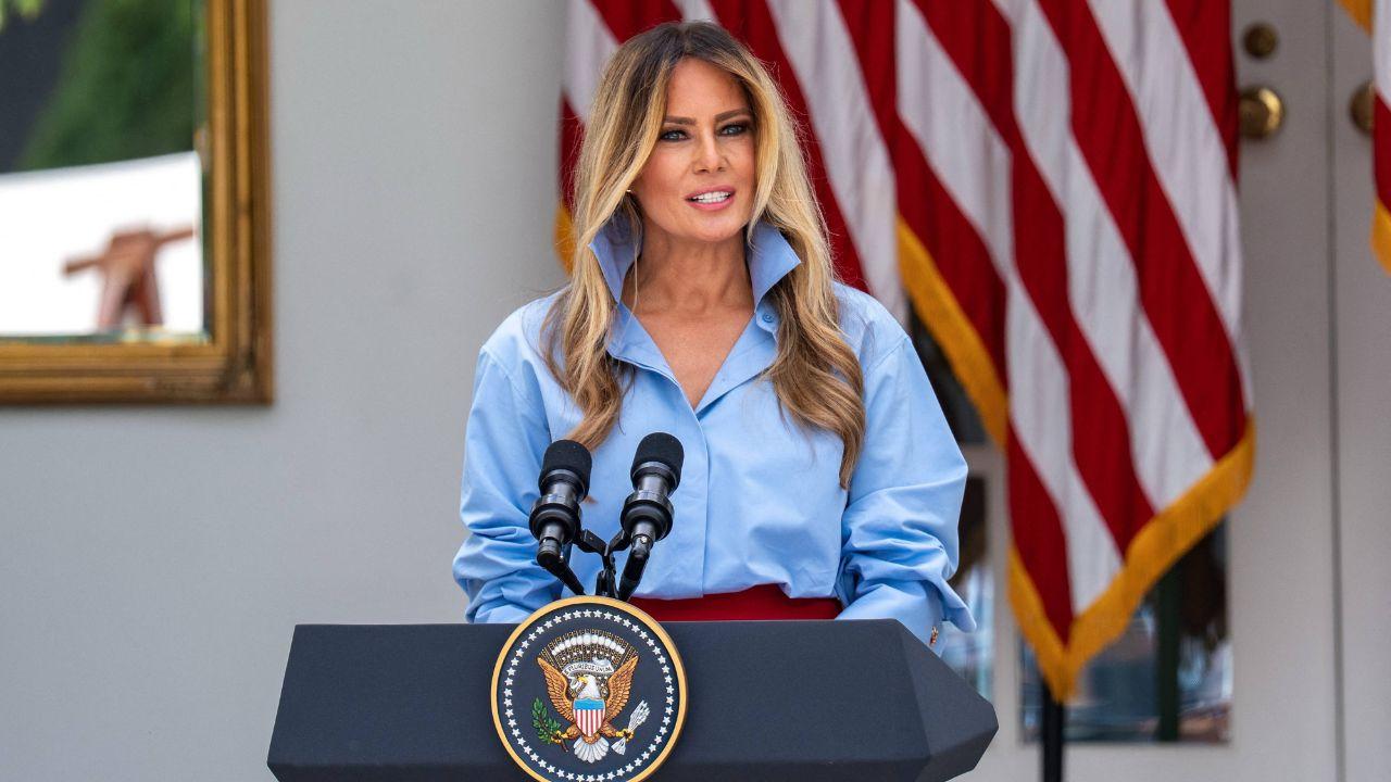 photo of Some social media users wondered if Melania Trump was away from the spotlight to recover from a plastic surgery procedure.