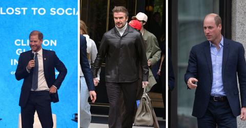 prince william met david beckham during prince harry well child awards