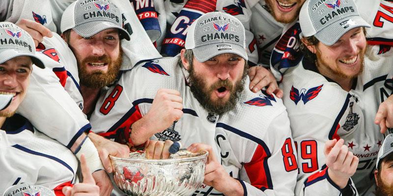 Washington capitals celebrate Stanley cup win hakkasan nightclub las vegas pp