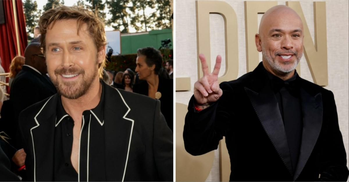 Ryan Gosling Unamused By Jo Koy's 'Barbie' Jokes At Golden Globes