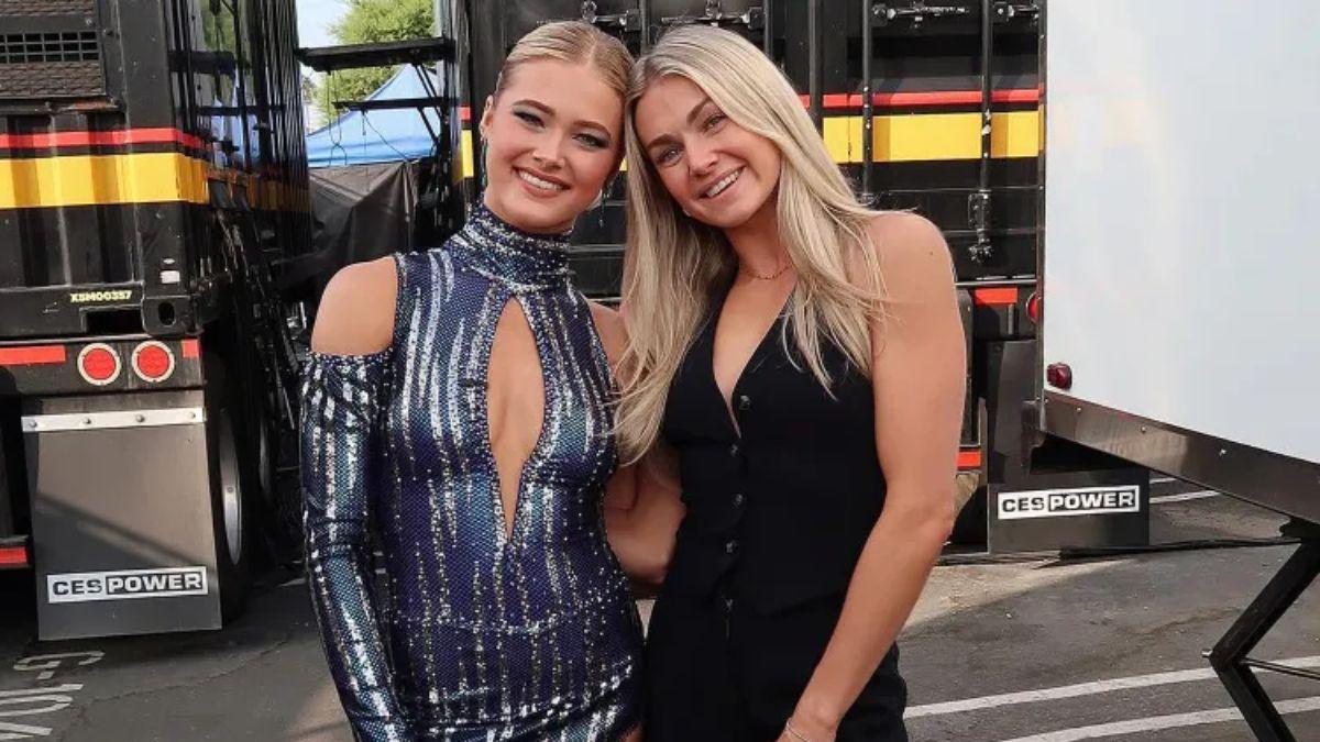 Image of While Lindsay Arnold isn't currently a pro on 'DWTS,' she lives vicariously through her younger sister Rylee.
