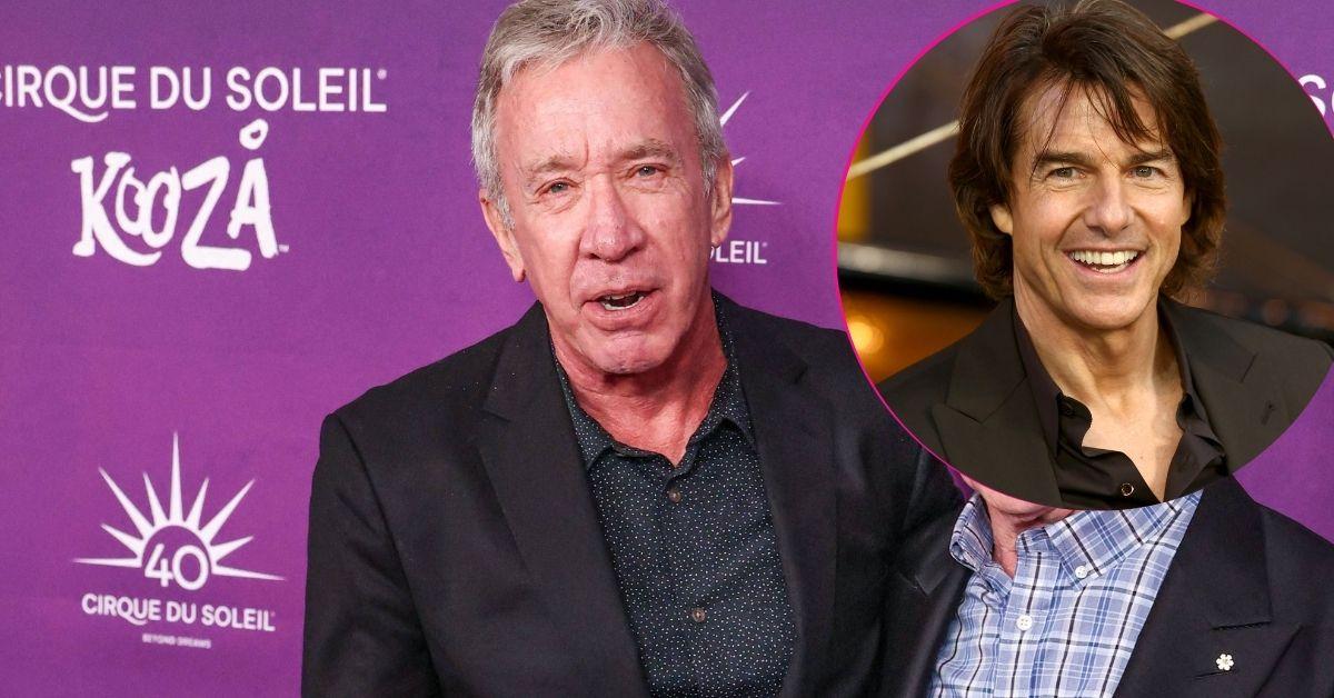 image of Tim Allen, inset of tom cruise