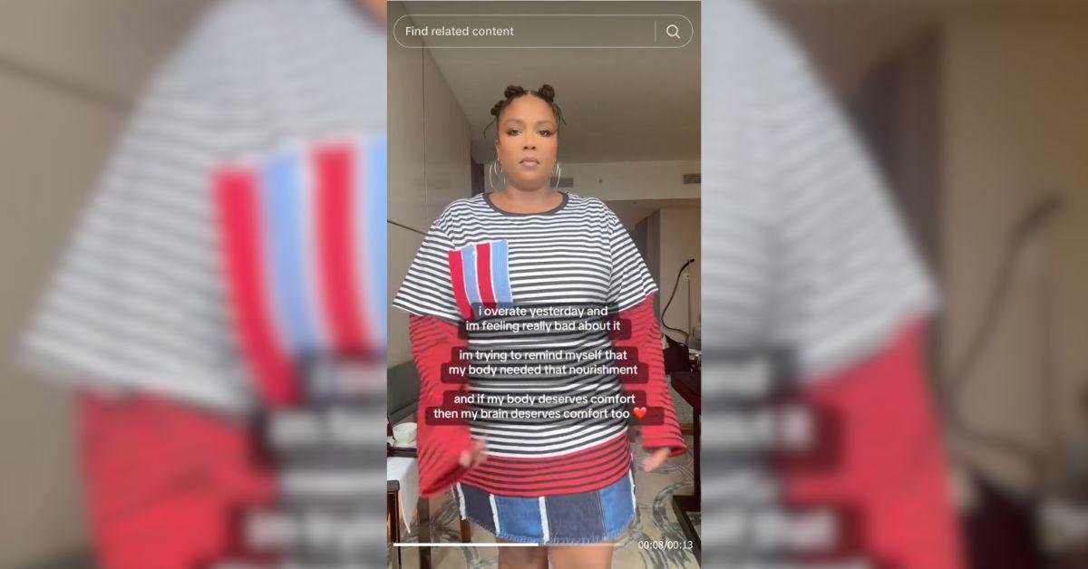 lizzo weight loss overeating tiktok