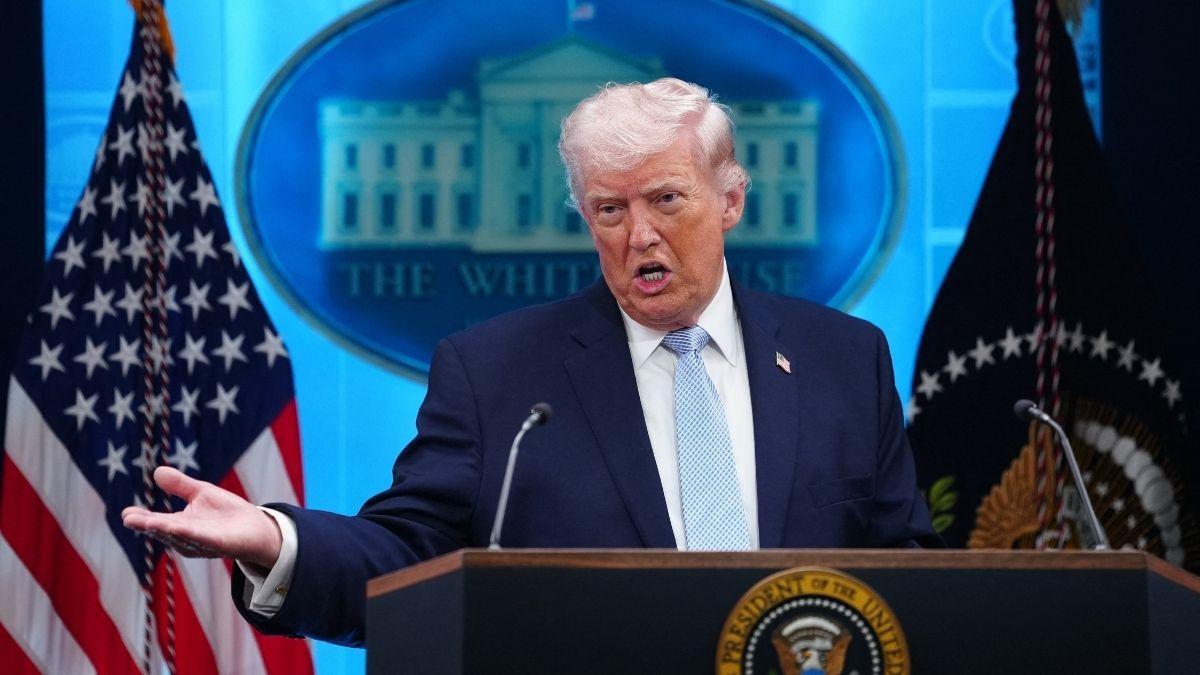 Image of The Donald Trump reference quickly became the night’s most debated joke.