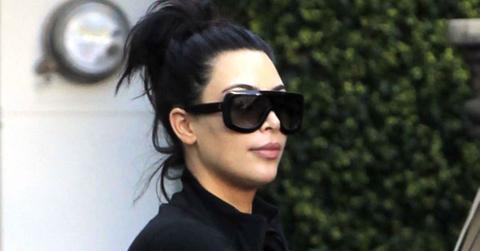 kim kardashian brunette