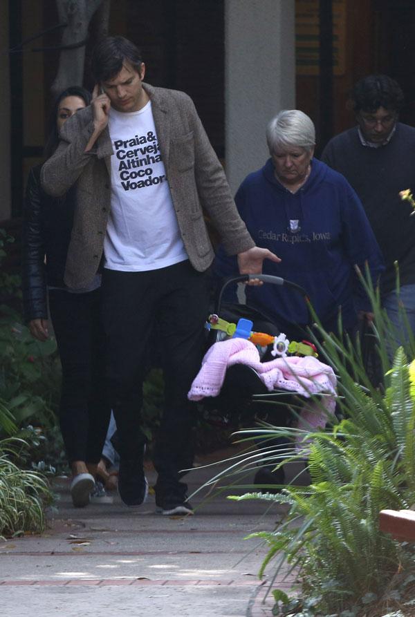 Ashton kutcher mila kunis baby wyatt first birthday