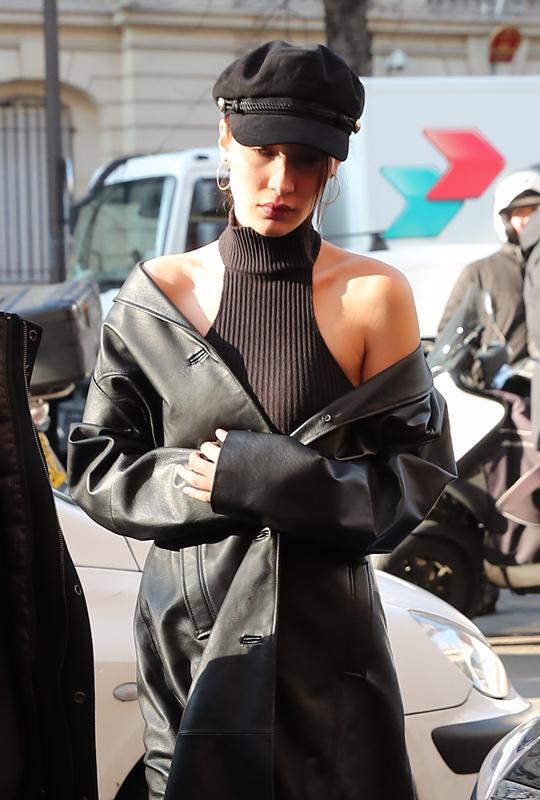 Gigi Hadid Spotted At Givenchy Studios In Paris