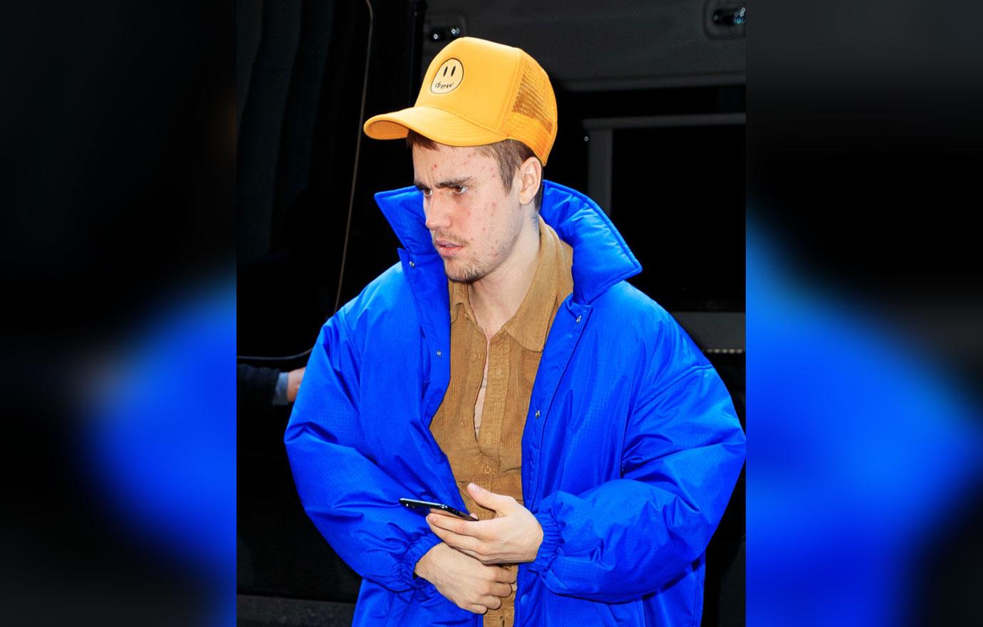 Justin Bieber Blue Jacket Degrading Women