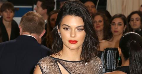 Kendall Jenner wows in a very revealing dress at the 2017 Met Gala