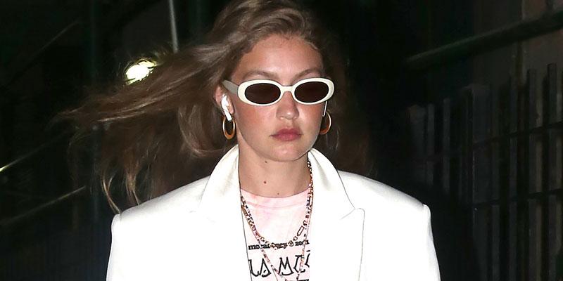 Gigi Hadid White Blazer