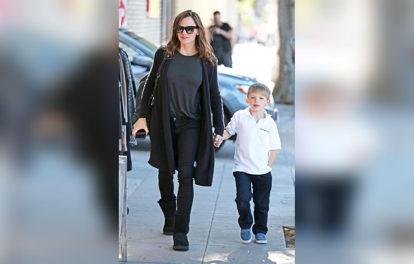 Jennifer Garner takes son Samuel out for some afternoon ice cream