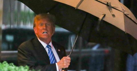 Composite photo of Donald Trump.