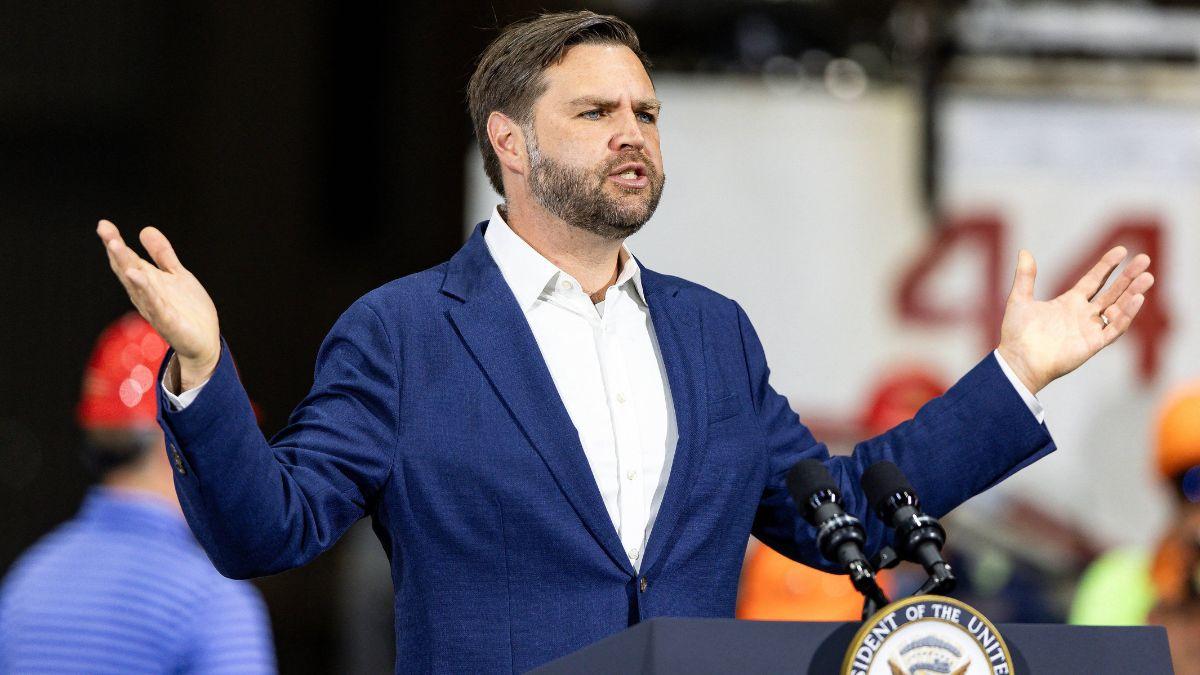 image of J.D. Vance argued that ICE shooting victim Renee Good was responsible for her own death.