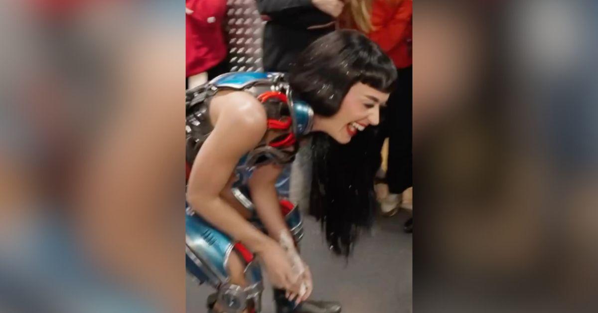 Image of Katy Perry is on her Lifetimes Tour.