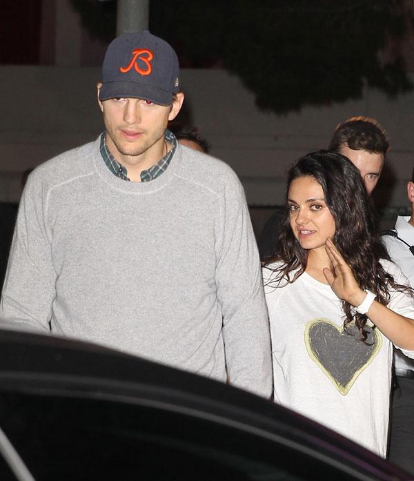 Ashton kutcher mila kunis date night 05