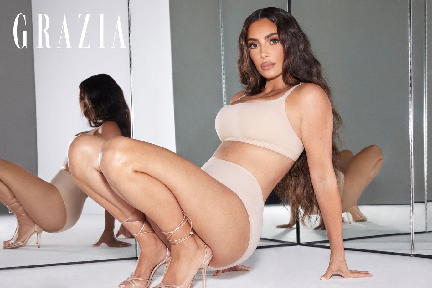 See All The Stunning Images From Kim K’s Grazia USA Cover Shoot