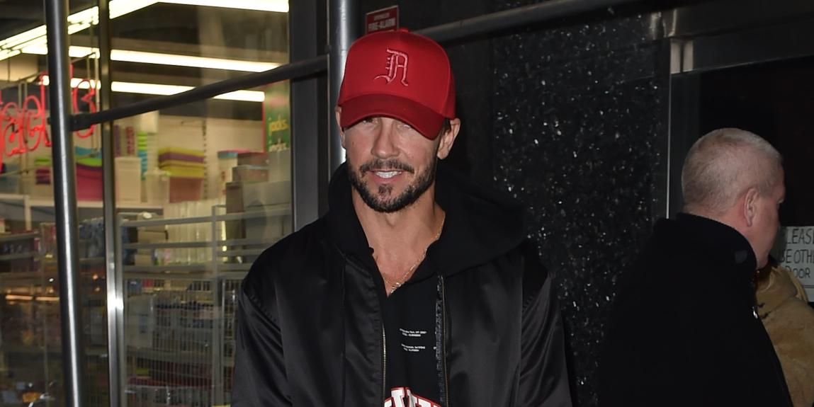 Justin Bieber is seen with wife Hailey Baldwin and his Pastor Carl Lentz at offices in Manhattan New York