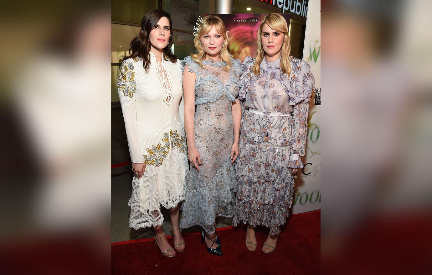 3Kristen Dunst, Laura and Kate Mulleavy in Forevermark Diamonds at the Premiere of Woodshock