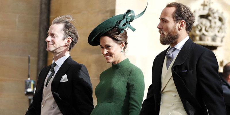 9 Months Pregnant Pippa Middleton Stuns At Princess Eugenie s Wedding