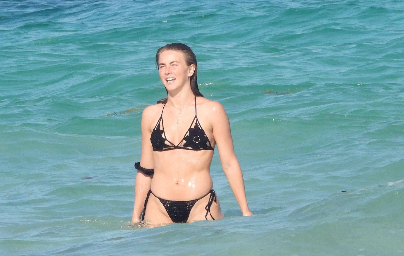 Camila Coelho Shows Off Her Model Figure In Royal Blue Bikini