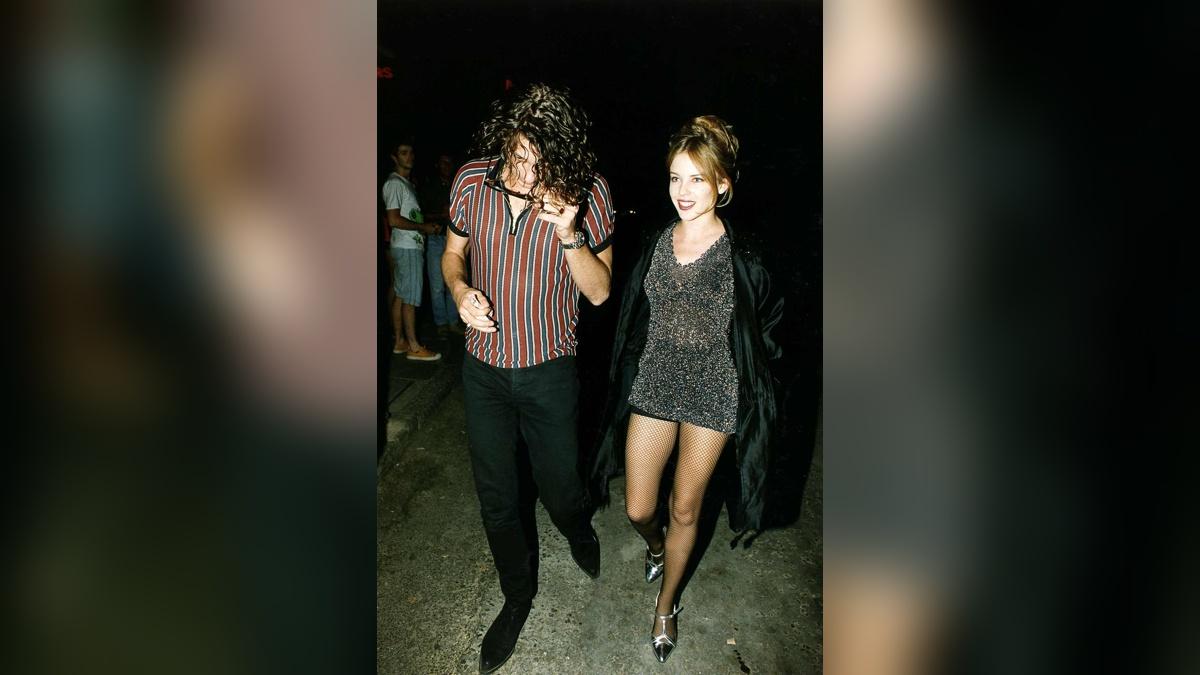 Photo of Michael Hutchence and Kylie Minogue