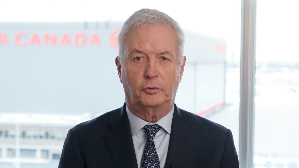 image of Air Canada's president released a statement following the crash.