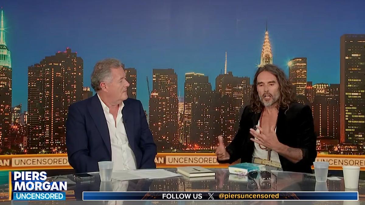 image of Brand addressed the bizarre moment on X the following day in a video.