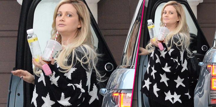 holly madison post baby body star sweater