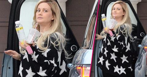 holly madison post baby body star sweater