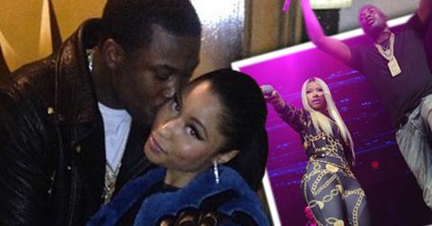 Meek Mill Kisses Nicki Minaj