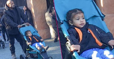 kanye west north disneyland