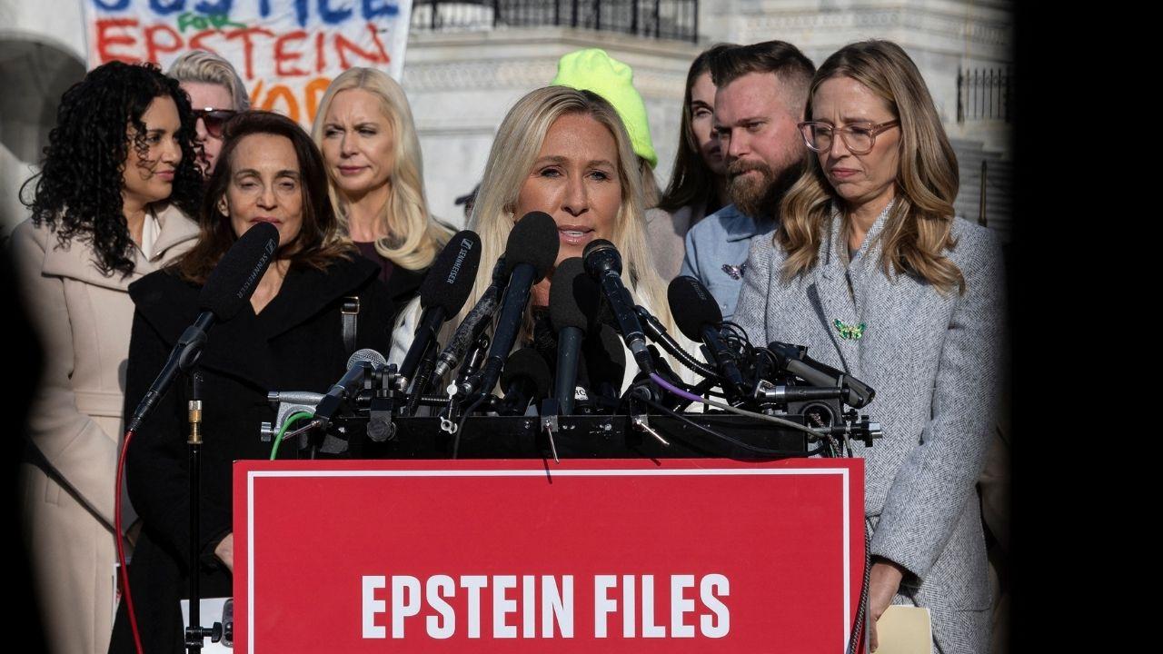 Photo of Greene had a falling out with Trump after her push to release the Epstein files.