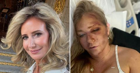 Composite photo of Lady Victoria Hervey and Virginia Giuffre