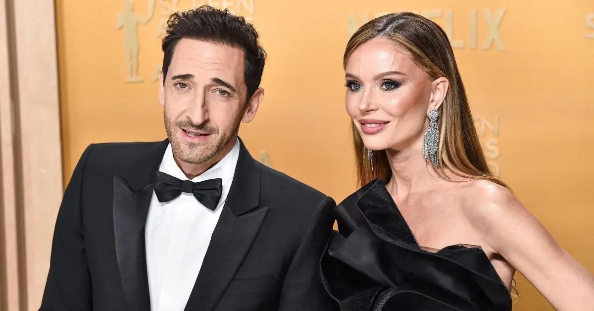 harvey weinstein reacted adrien brody mentioning georgina chapman kids oscars speech