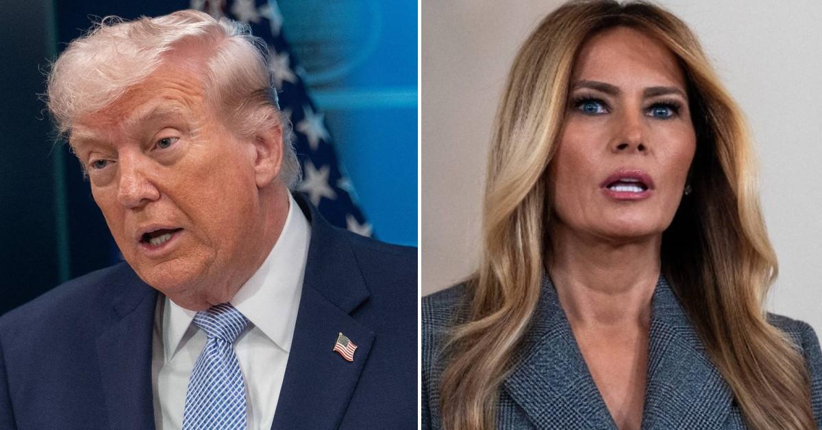 Donald Trump Claims He 'Didn't Know Anything' About Wife Melania's Epstein Speech